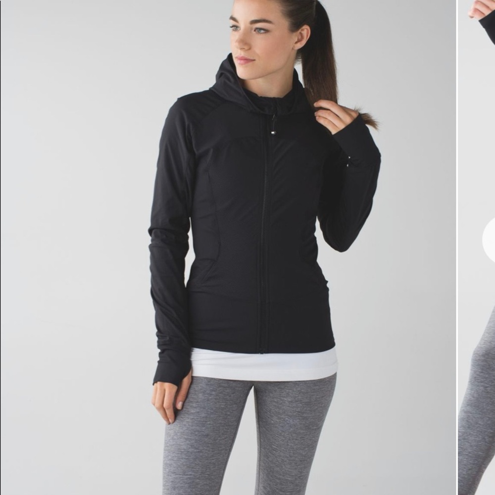 Lululemon flux jacket, black size 4